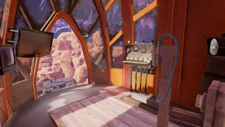   The top floor observation post