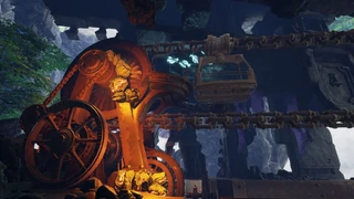   The cable platform at the Temple docking station