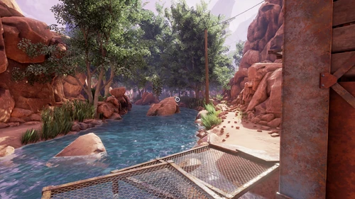 The other side of the island