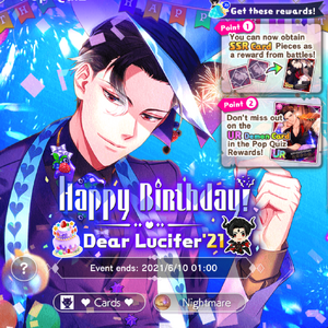 Lucifer S Birthday Events 21 Obey Me Wiki Fandom