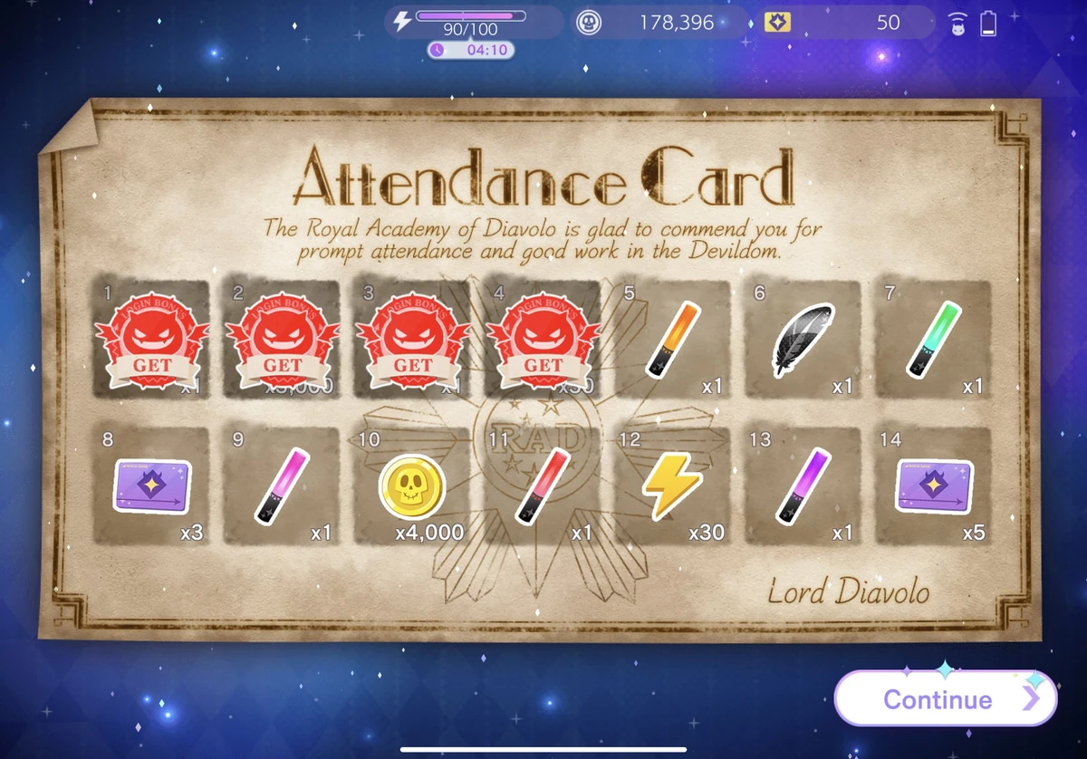 Daily Login Bonus | Obey Me! Wiki | Fandom