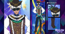 Mammon's Carnival Outfit Reference Sheet