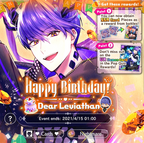 Happy Birthday! Dear Leviathan | Obey Me! Wiki | Fandom