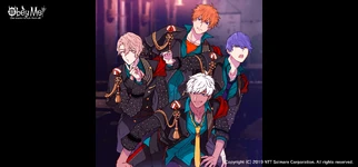 Mammon, Levi, Asmo, and Beel posing