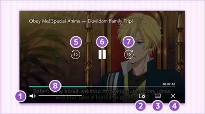 DevilTube Playback Screen