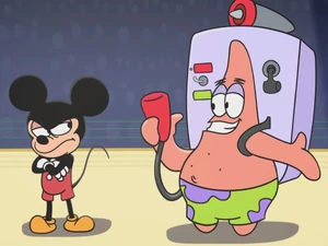 Patrick with his reef blower