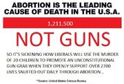 Abortion Kills More Than Guns