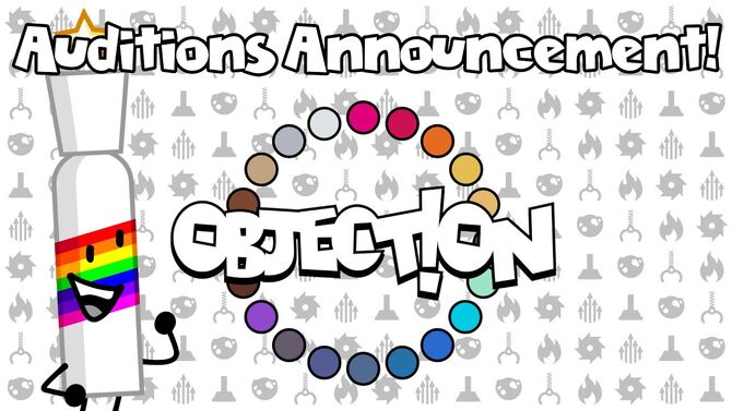 Objection Auditions Announcement, an announcement video about musicians, asset artists and background artists.