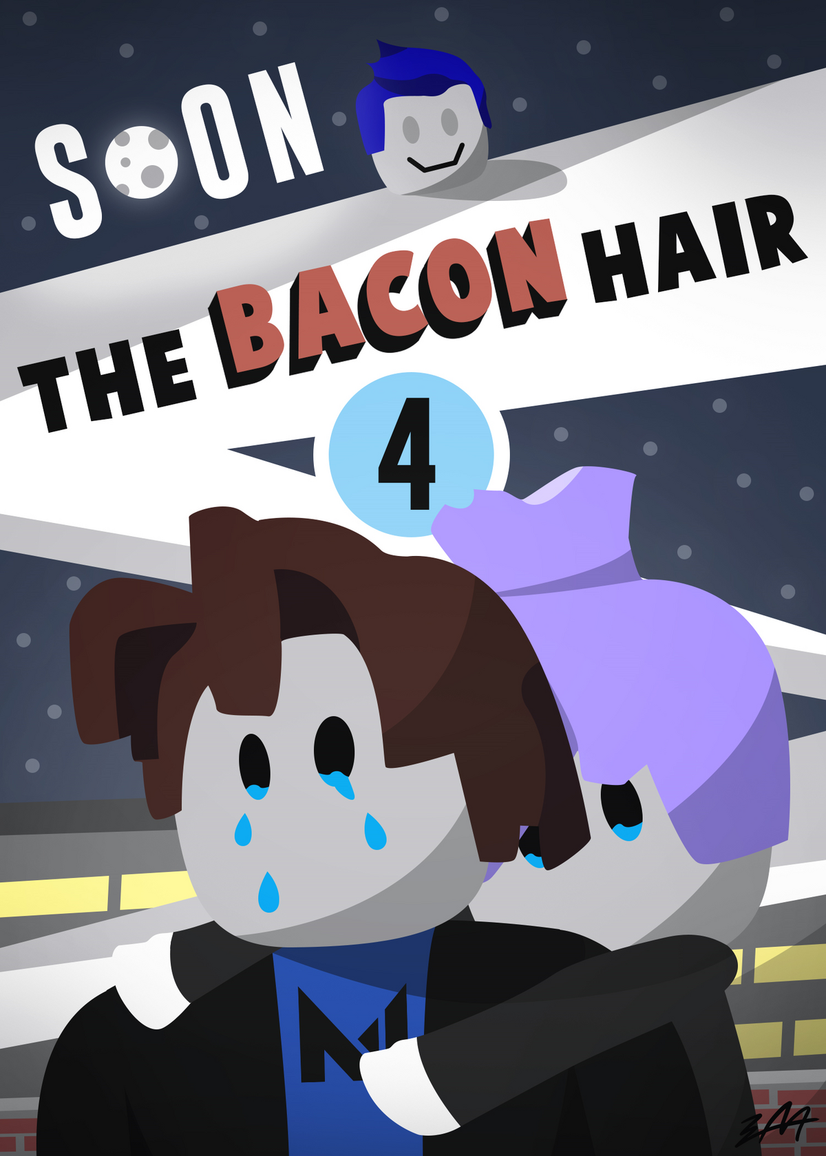 Bacon Hair in 4K's Code & Price - RblxTrade