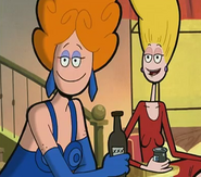 Anita holding her bar in Pickles' house in "Flush, Flush, Sweet Helga".