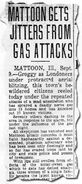 A newspaper clipping about the attacks