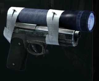 Pistola Automatica + Torcia Quasi Scarica