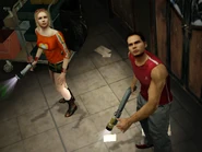 Shannon with her brother Kenny