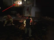 This is the screenshot we mentioned, brightened up. Here the circuit breaker has already been opened and the spotlight can be used. Although the characters here are Stan and Shannon, this is likely not important as it could just be the devs debugging the game with different characters.