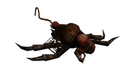 3d render of the "xenomorph" model, with the crawler fly texture