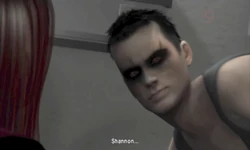 Unable to fight the Mortifilia any longer, Kenny transforms in front of Shannon.