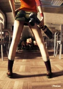 Shannon facing Biters in a classroom