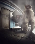 Official CGI render of the Crab enemy, tearing down a wall