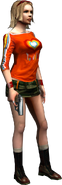 Shannon with a handgun