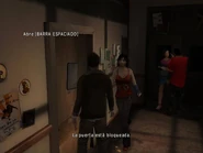 Trying to open the door to Sven's room (it's locked)