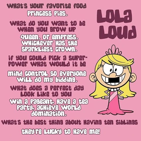 Lola Loud | OC Characters Wiki | Fandom