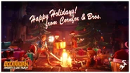 A Merry Christmas greeting from Cornfox & Bros. on their social media sites.