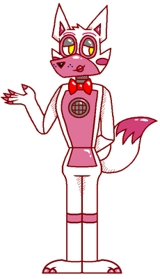 Funtime Foxy By Fnafnations - Fnaf Lolbit X Funtime Foxy, HD Png Download -  702x1054 (#6825309) - PinPng