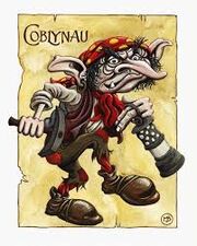 Coblynau cartoon figure