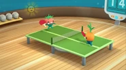 Barrot and Tominnow playing Table Tennis