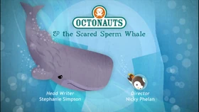 Scared sperm whale title card