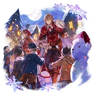 Nicola in the background of Millard EX's artwork