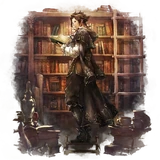 Artwork of Cyrus in Octopath Traveler: Champions of the Continent