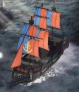 The flagship of the Grandport Fleet, commanded by Lord Eltrix.