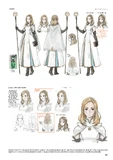 Concept art of Ophilia from the English translation of The Art of Octopath Traveler - 2016-2020.