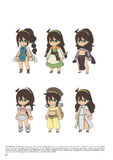 Concept art of Primrose from the English translation of The Art of Octopath Traveler - 2016-2020.