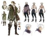 Concept art of Therion and Alfyn.