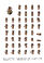 Sprite page of Primrose from the English translation of The Art of Octopath Traveler - 2016-2020.