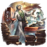 Hikari in the background of Kazan's Champions of the Continent artwork