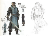 Concept art of Olberic.