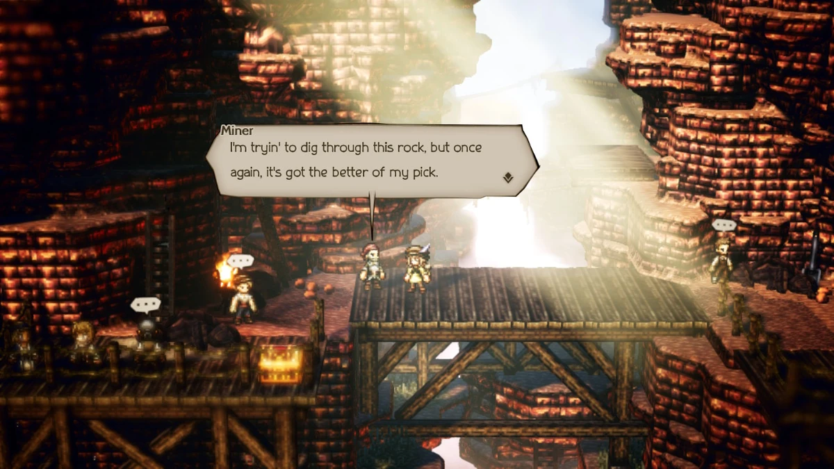 A Miner Dilemma Octopath Traveler Wiki Fandom