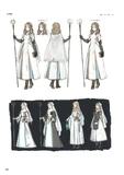Concept art of Ophilia from the English translation of The Art of Octopath Traveler - 2016-2020.