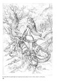 Concept art of H'aanit from the English translation of The Art of Octopath Traveler - 2016-2020.