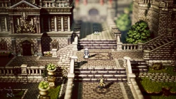 2. Octopath Traveler Cyrus Square Enix Café Coaster | UK
