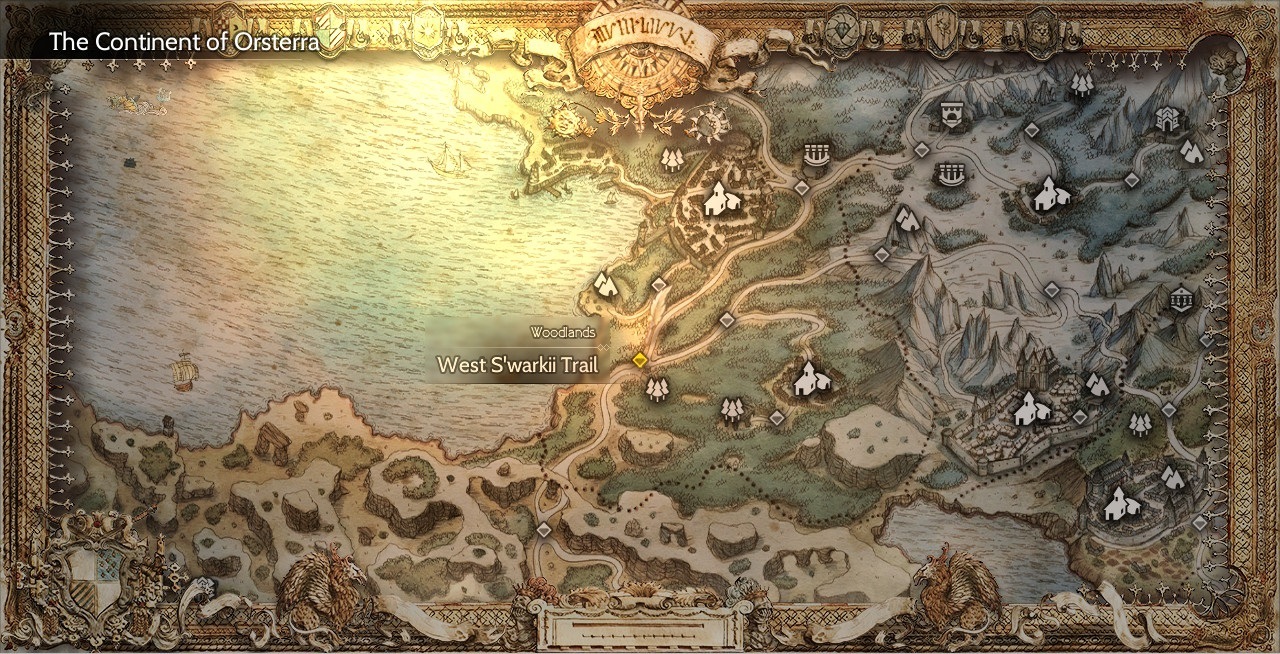 Southern Timberain Trail mystery : r/octopathtraveler