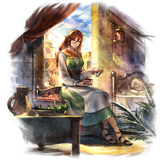 Artwork of Primrose EX in Octopath Traveler: Champions of the Continent