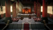 In the throne room with Mugen