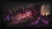 Dark Knight's Throne in the Hell's abyss