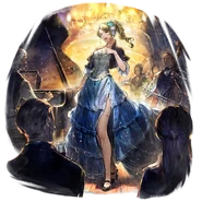 Dancer Castti in Castti EX's Champions of the Continent artwork