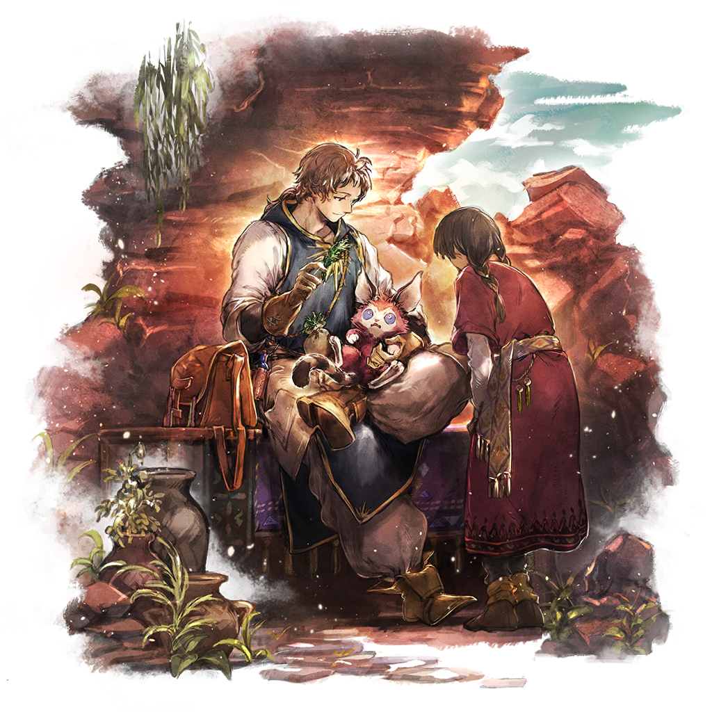 Devin is a character in Octopath Traveler: Champions of the Continent.
