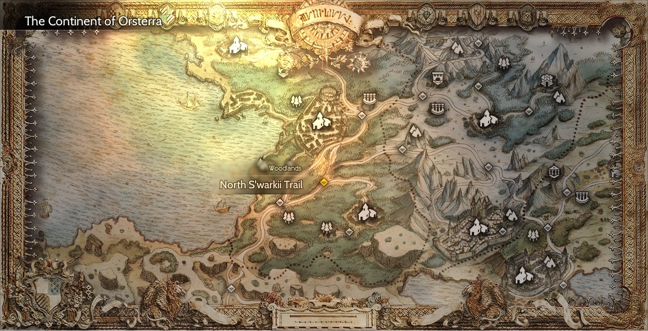 Southern Timberain Trail mystery : r/octopathtraveler